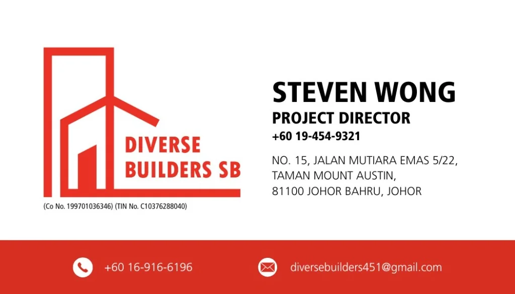 Diverse Builders SB Executive Business Card